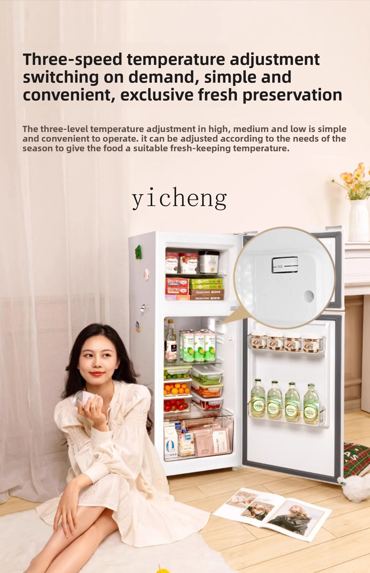 ZML Double Door Small Refrigerator Level 2 Energy Efficiency Energy Saving Low Noise Dormitory Household Small
ZML Double Door Small Refrigerator Level 2 Energy Efficiency Energy Saving Low Noise Dormitory Household Small