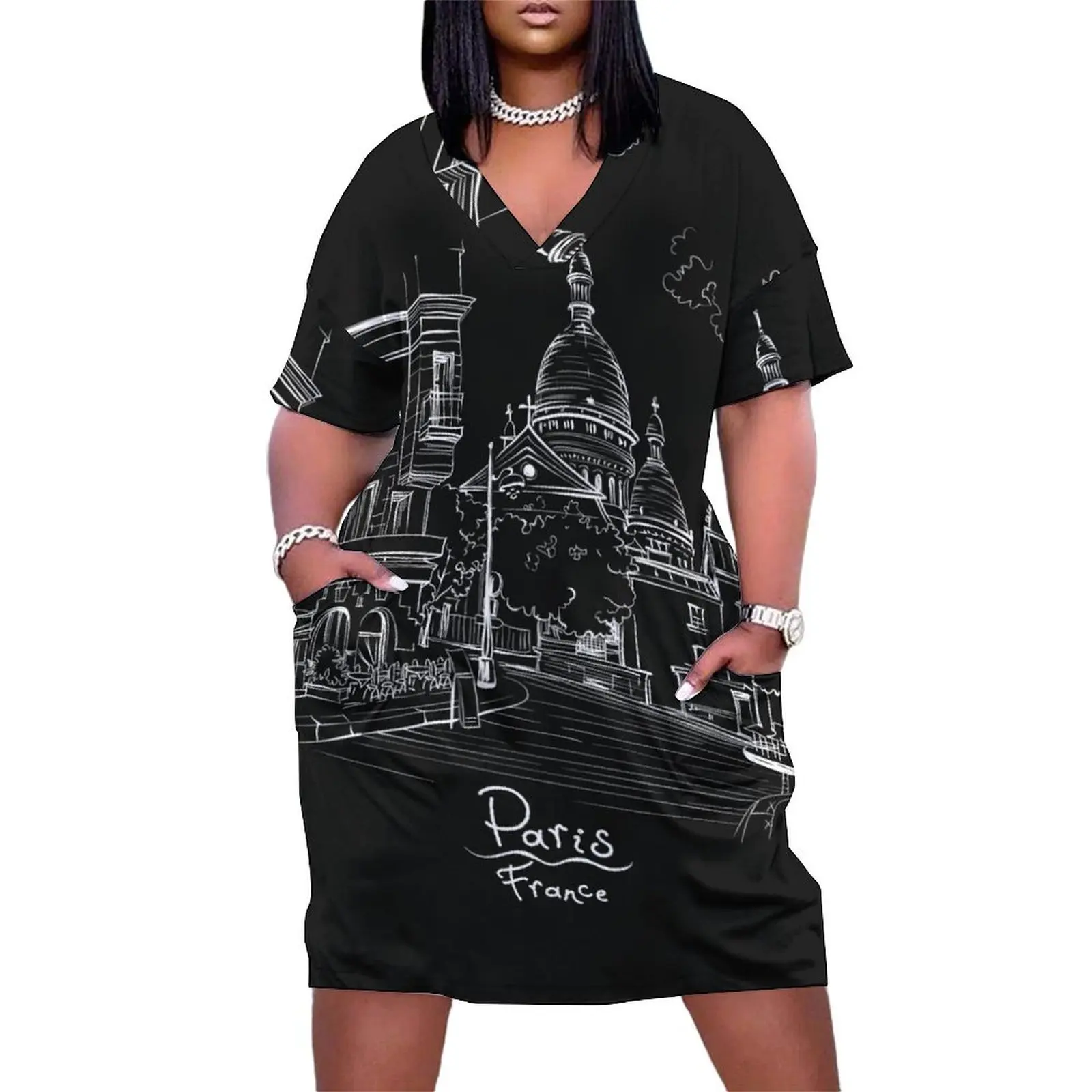 Paris Mont Matre Loose Pocket Dress Women's summer suit dress dresses women clothes
Paris Mont Matre Loose Pocket Dress Women's summer suit dress dresses women clothes