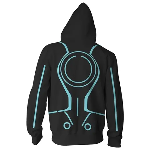 2026 Movie TV Tron: Legacy Sweatshirts Cosplay Costumes 3D Printed Fashion Autumn Spring Men Women Hooded Zipper Jacket GWN0U
