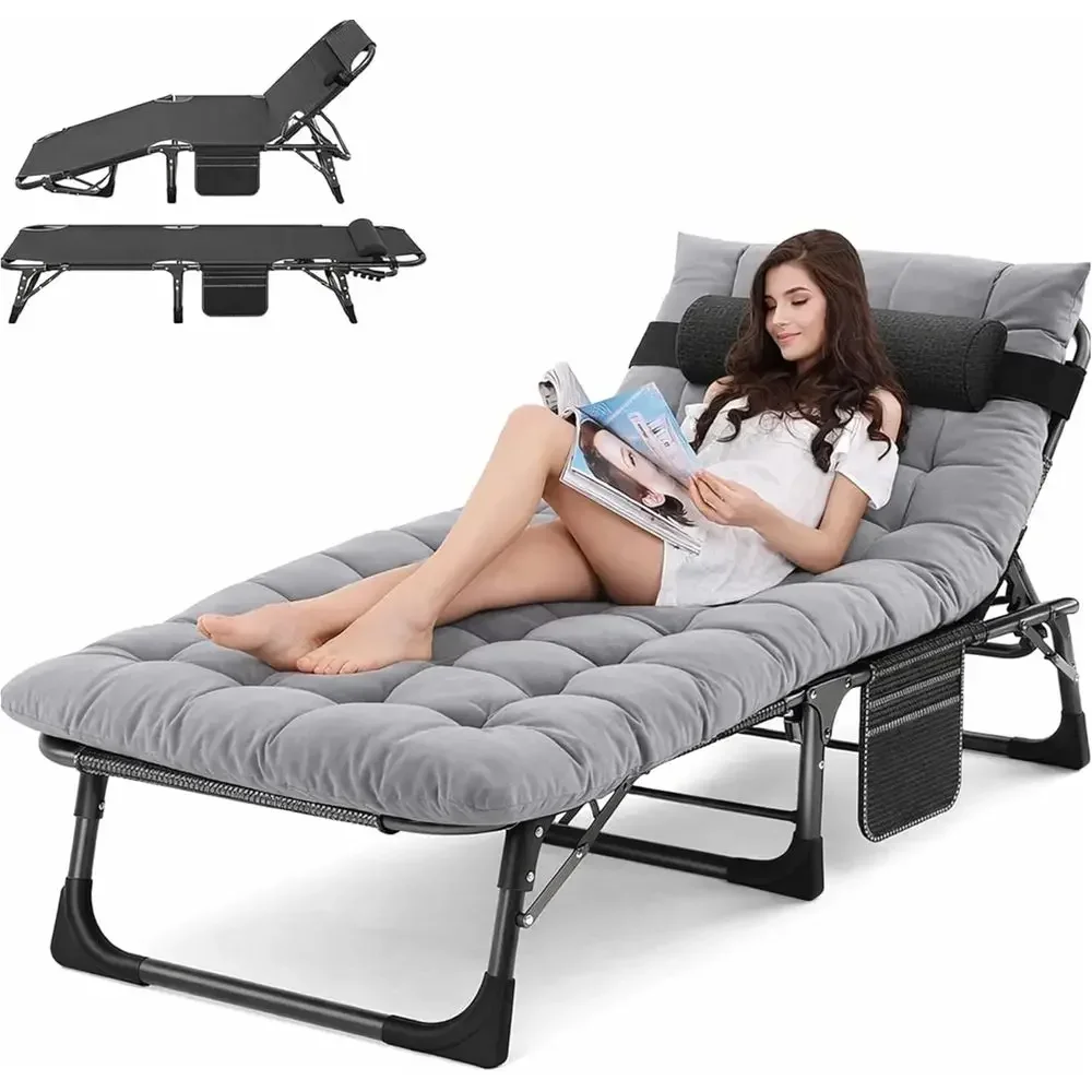 Adjustable 5-Position Outdoor Tanning Lounge Chair - Heavy Duty Portable for Patio, Poolside, and Lawn
Adjustable 5-Position Outdoor Tanning Lounge Chair - Heavy Duty Portable for Patio, Poolside, and Lawn