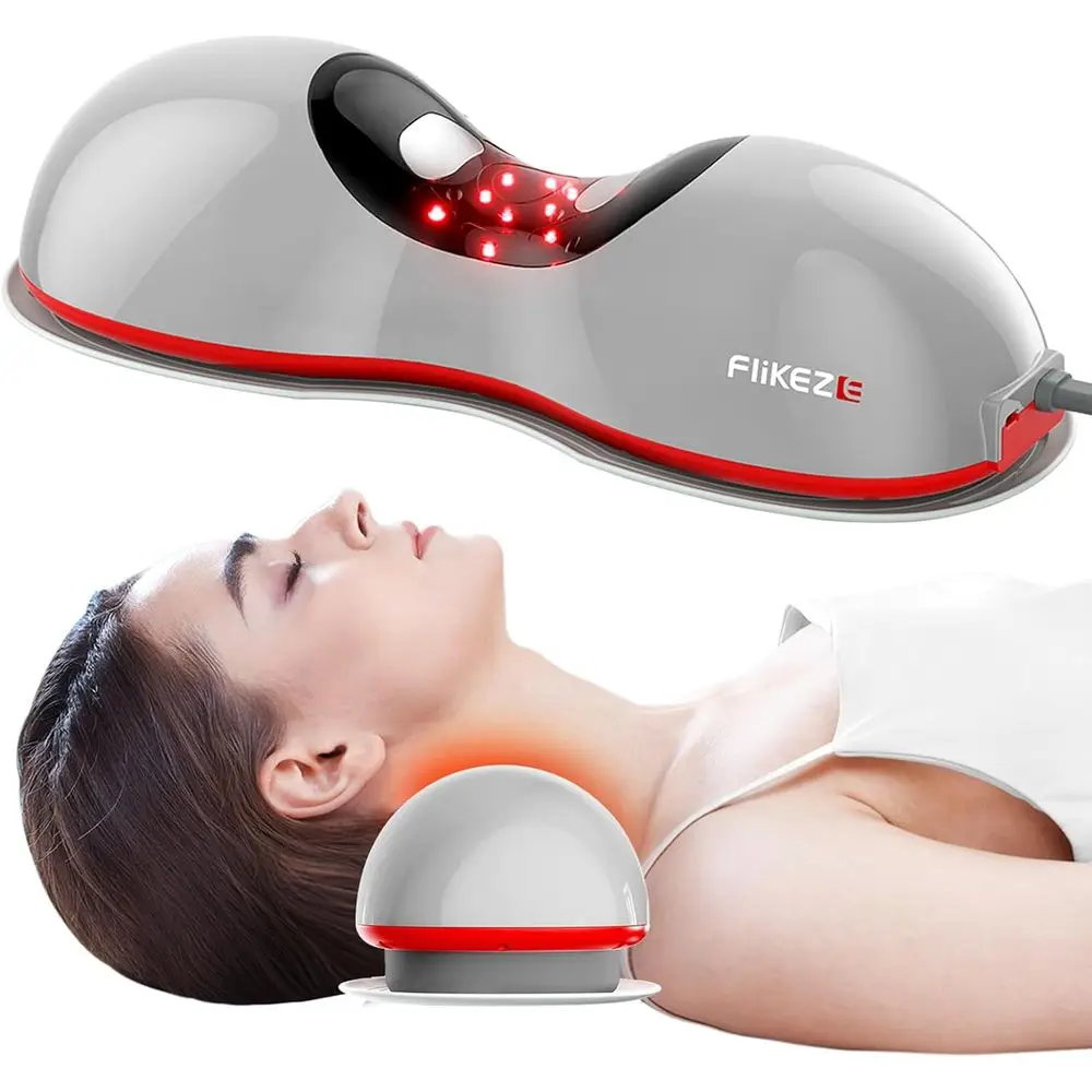 Portable K Stretcher with Red Light Therapy, Wireless Cervical Traction and Shoulder Relaxation Device, Grey
Portable K Stretcher with Red Light Therapy, Wireless Cervical Traction and Shoulder Relaxation Device, Grey