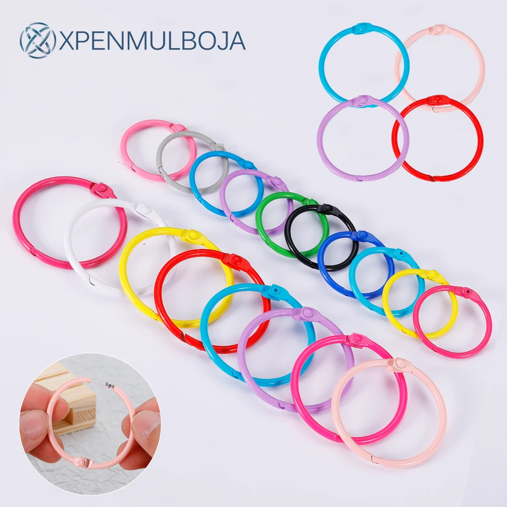 10pcs Colors Metal Loose-leaf Book Ring Card Open Rings Buckle For DIY Albums School Office Craft Supplies Binding Books Hoop
10pcs Colors Metal Loose-leaf Book Ring Card Open Rings Buckle For DIY Albums School Office Craft Supplies Binding Books Hoop