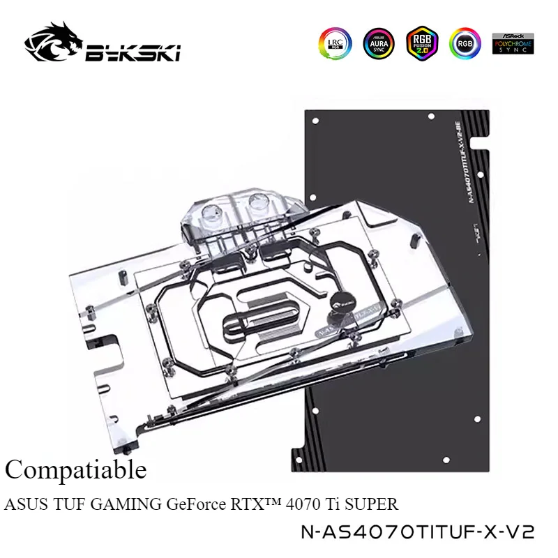 Bykski GPU Block For ASUS TUF GAMING GeForce RTX™ 4070 Ti SUPER BTF 16GB,Video Card Water Cooler Custom,PC Cooling Radiatior
Bykski GPU Block For ASUS TUF GAMING GeForce RTX™ 4070 Ti SUPER BTF 16GB,Video Card Water Cooler Custom,PC Cooling Radiatior