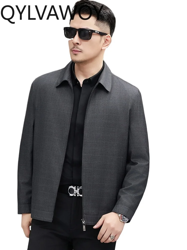 QYLVAWOY 2025 New Men's Wool Worsted Jacket Middle-Aged Elderly Dad's Administrative Style Business Casual Outerwear LJ2224
QYLVAWOY 2025 New Men's Wool Worsted Jacket Middle-Aged Elderly Dad's Administrative Style Business Casual Outerwear LJ2224