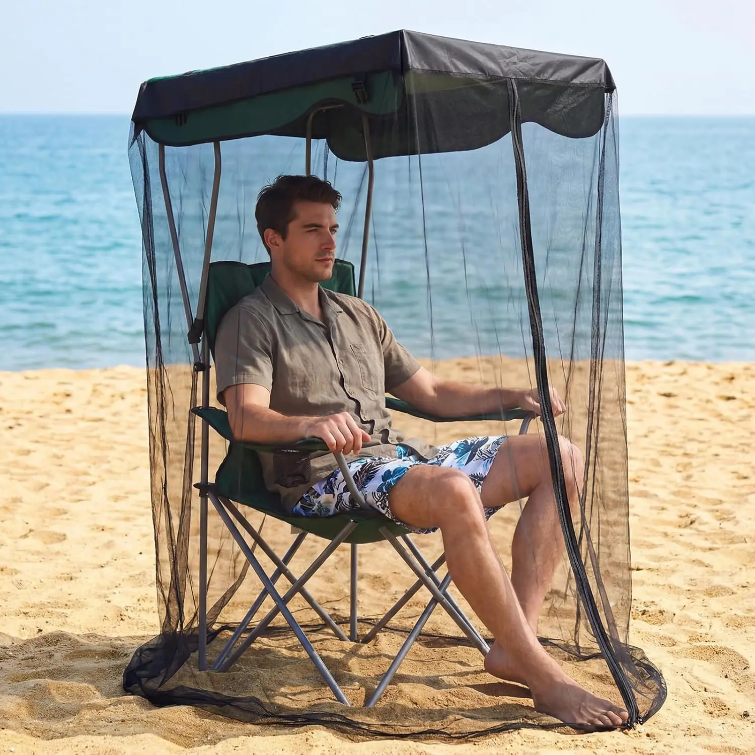 Fishing Chair Mosquito Net Cover Mesh Zipper Opening Bug Mesh Tent for Beach Camping Outdoor Patio Garden Swings Outdoor
Fishing Chair Mosquito Net Cover Mesh Zipper Opening Bug Mesh Tent for Beach Camping Outdoor Patio Garden Swings Outdoor