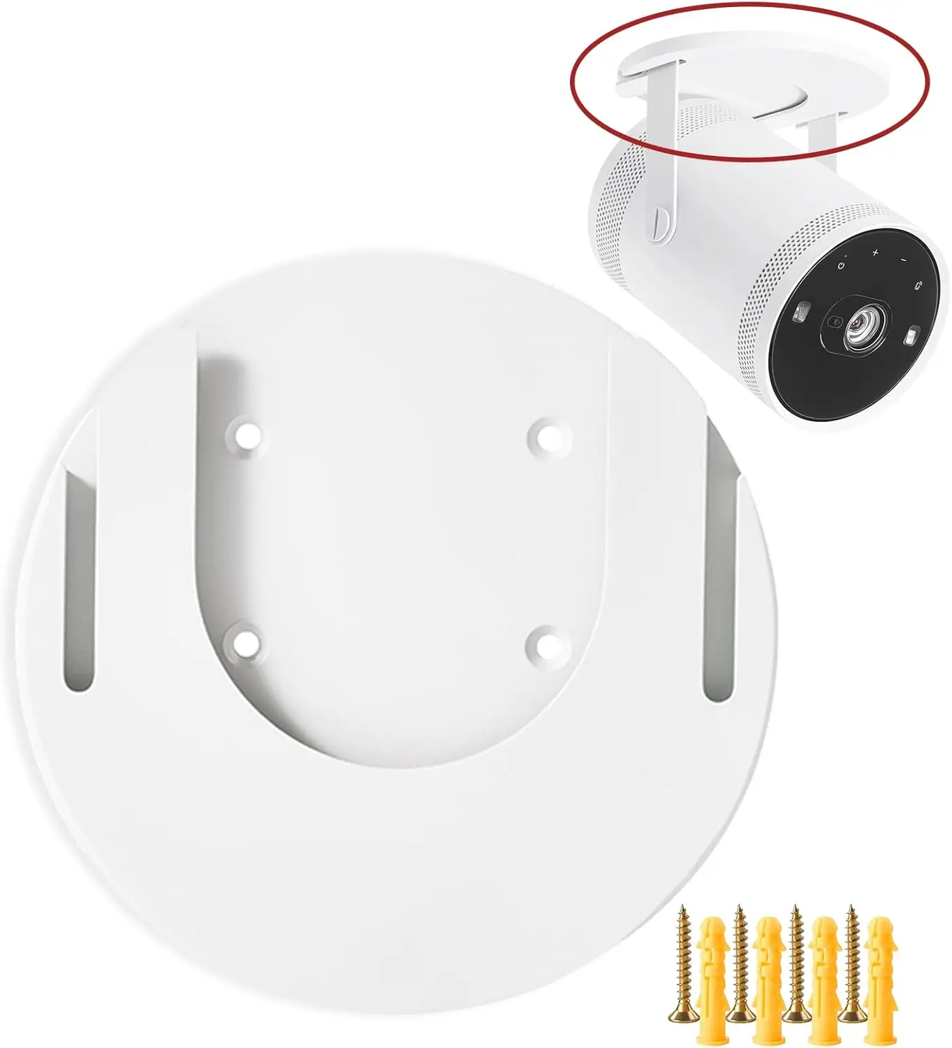 Freestyle Wall Mount for Samsung Freestyle Projector, Ceiling Mount Stand, White
Freestyle Wall Mount for Samsung Freestyle Projector, Ceiling Mount Stand, White