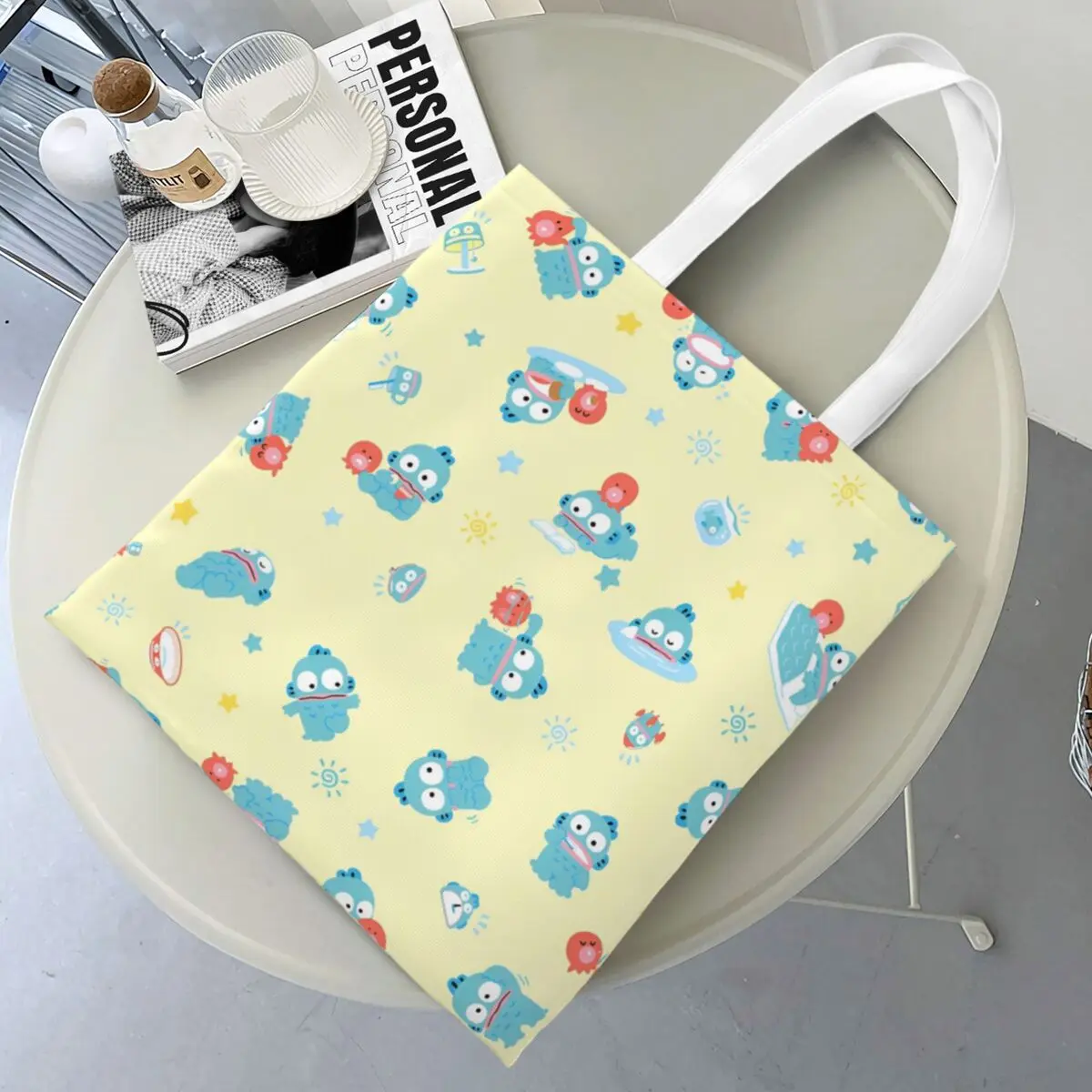 Hangyodon Cute Cartoon Canvas Tote Bag Eco-Friendly Large Capacity Shopping Bag for Unisex Student Bags
Hangyodon Cute Cartoon Canvas Tote Bag Eco-Friendly Large Capacity Shopping Bag for Unisex Student Bags