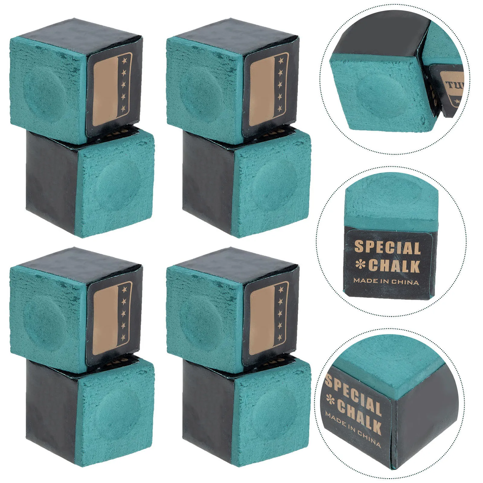 12 Pcs Powdered Pool Cue Chalk for Sticks Tip Billiards Accessories Clean Chocolate Table
12 Pcs Powdered Pool Cue Chalk for Sticks Tip Billiards Accessories Clean Chocolate Table