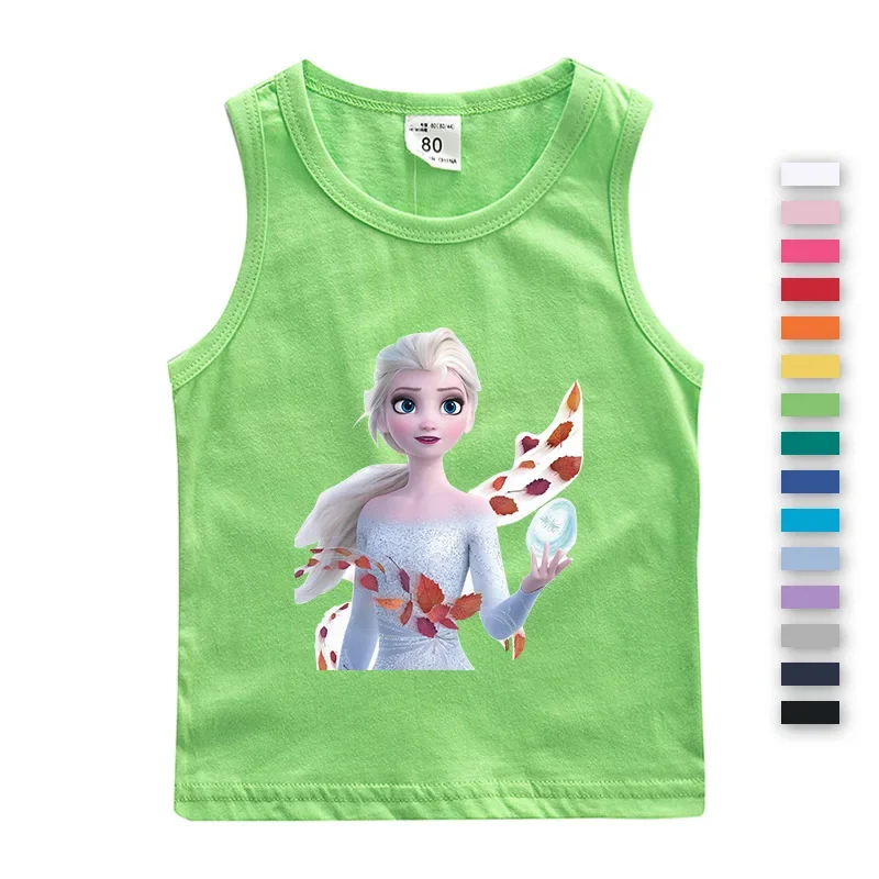 Disney Singlet for Girls Frozen Kids Underwear for Girls Princess Elsa and Anna Tank Tops Summer Wear Cotton Camisoles Thin Vest
Disney Singlet for Girls Frozen Kids Underwear for Girls Princess Elsa and Anna Tank Tops Summer Wear Cotton Camisoles Thin Vest