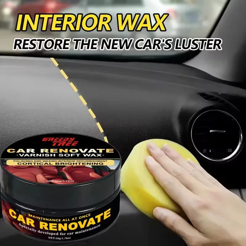 Car interior polishing wax, deeply nourishes plastic and leather, restores a glossy black finish, and prevents aging.
Car interior polishing wax, deeply nourishes plastic and leather, restores a glossy black finish, and prevents aging.