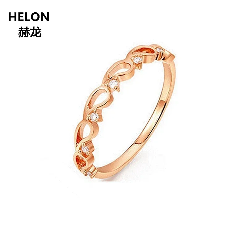 Solid 14k Rose Gold SI/H Natural Diamonds Ring for Women Engagement Wedding Anniversary Party Fine Jewelry Elegant
Solid 14k Rose Gold SI/H Natural Diamonds Ring for Women Engagement Wedding Anniversary Party Fine Jewelry Elegant