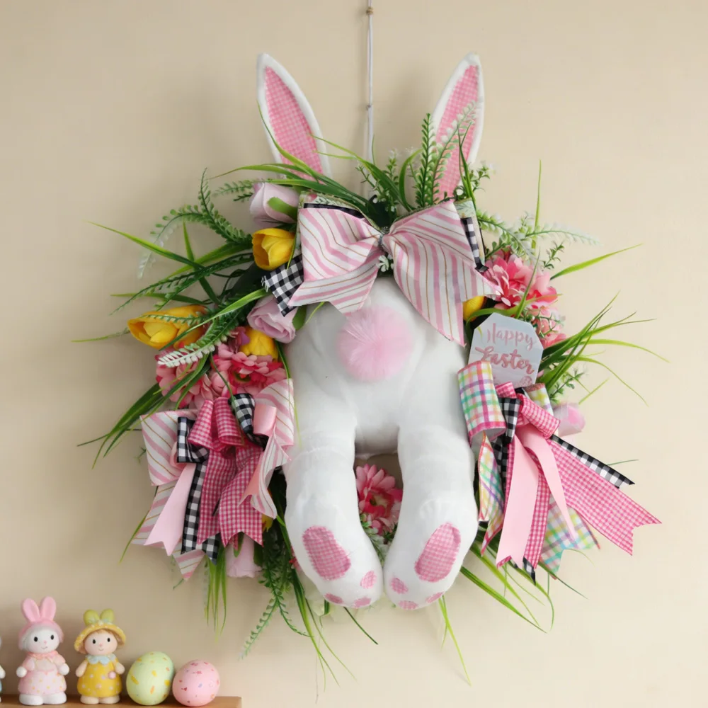 New Easter Bunny Wreath Decor Colorful Door Wall Oranments Rabbit Home Party Artificial Plants Garland Festival Decoration Props
New Easter Bunny Wreath Decor Colorful Door Wall Oranments Rabbit Home Party Artificial Plants Garland Festival Decoration Props