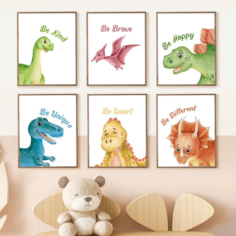 Cartoon dinosaur fairy tale forest decoration living room bedroom children's room canvas painting
Cartoon dinosaur fairy tale forest decoration living room bedroom children's room canvas painting