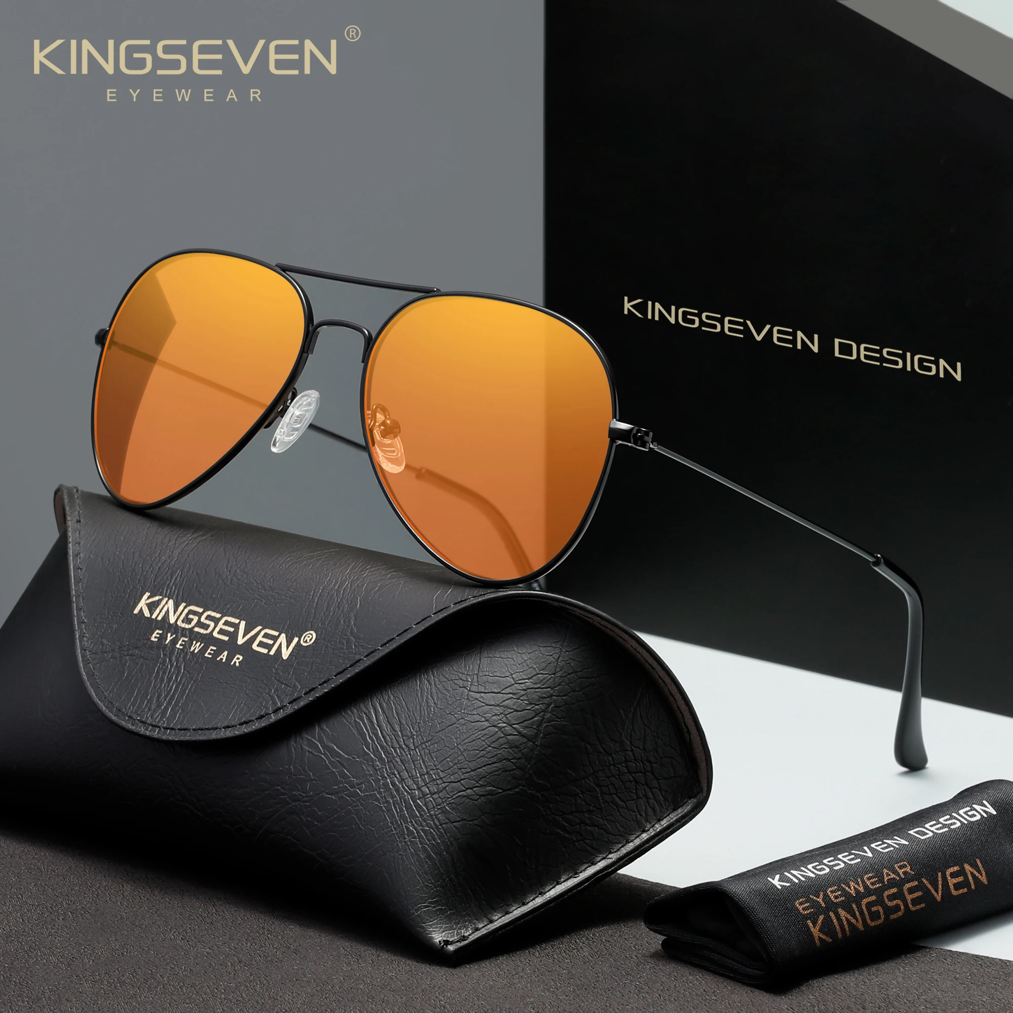 KINGSEVEN Fashion Pilot Blue Light Blocking Glasses for Men Women No Degree Daliy Phone Computer Eyeglasses
KINGSEVEN Fashion Pilot Blue Light Blocking Glasses for Men Women No Degree Daliy Phone Computer Eyeglasses