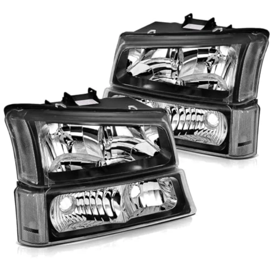 Compatible 2003 2004 2005 2006 Chevy Silverado Avalanche 1500 2500 3500 s Bumper Turn Signal Lamps Driver and Passenger Side Bl
Compatible 2003 2004 2005 2006 Chevy Silverado Avalanche 1500 2500 3500 s Bumper Turn Signal Lamps Driver and Passenger Side Bl