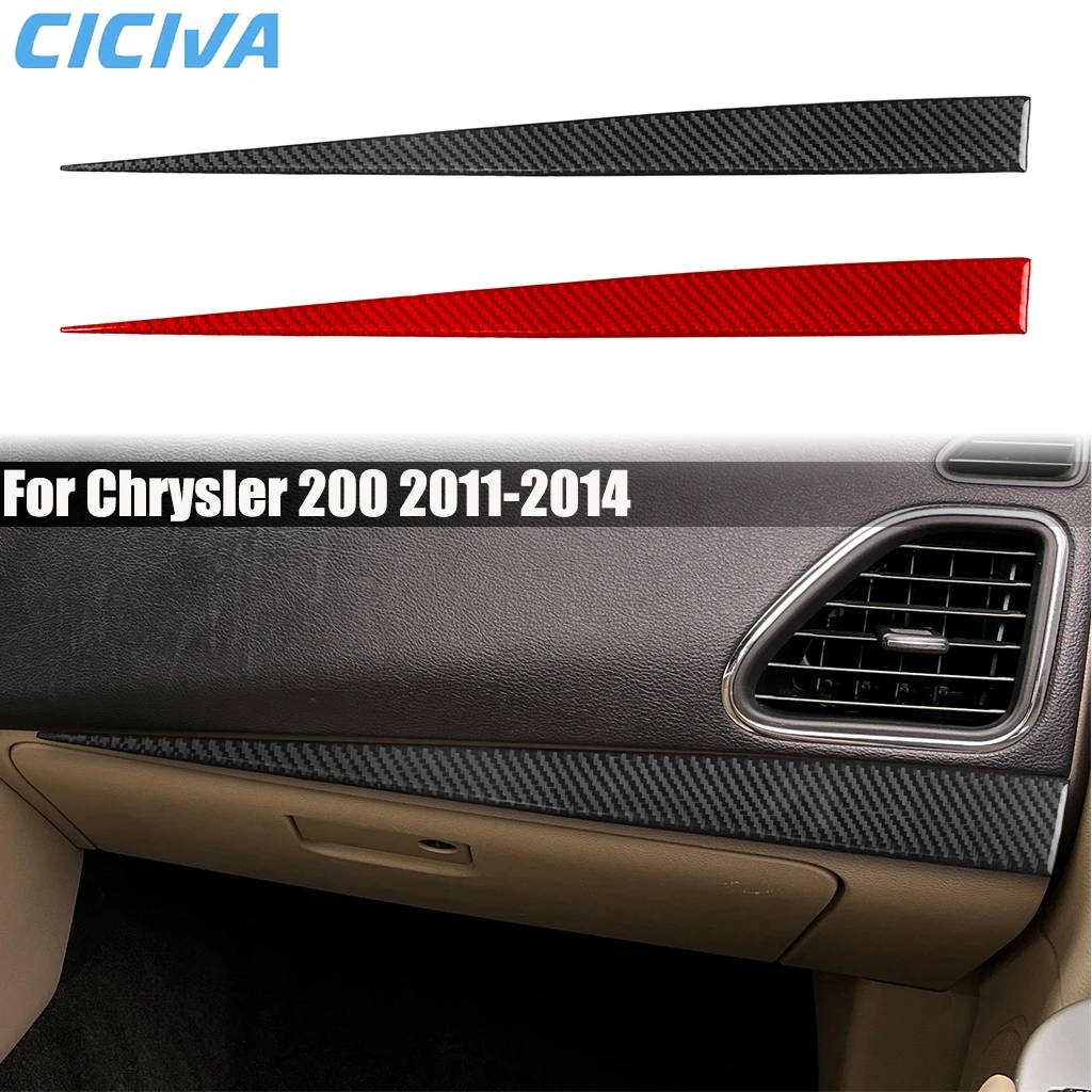 Carbon Fiber Car Accessories Co-pilot Dashboard Panel Interior Cover Trim Modified Sticker For Chrysler 200 2011 2012 2013 2014
Carbon Fiber Car Accessories Co-pilot Dashboard Panel Interior Cover Trim Modified Sticker For Chrysler 200 2011 2012 2013 2014