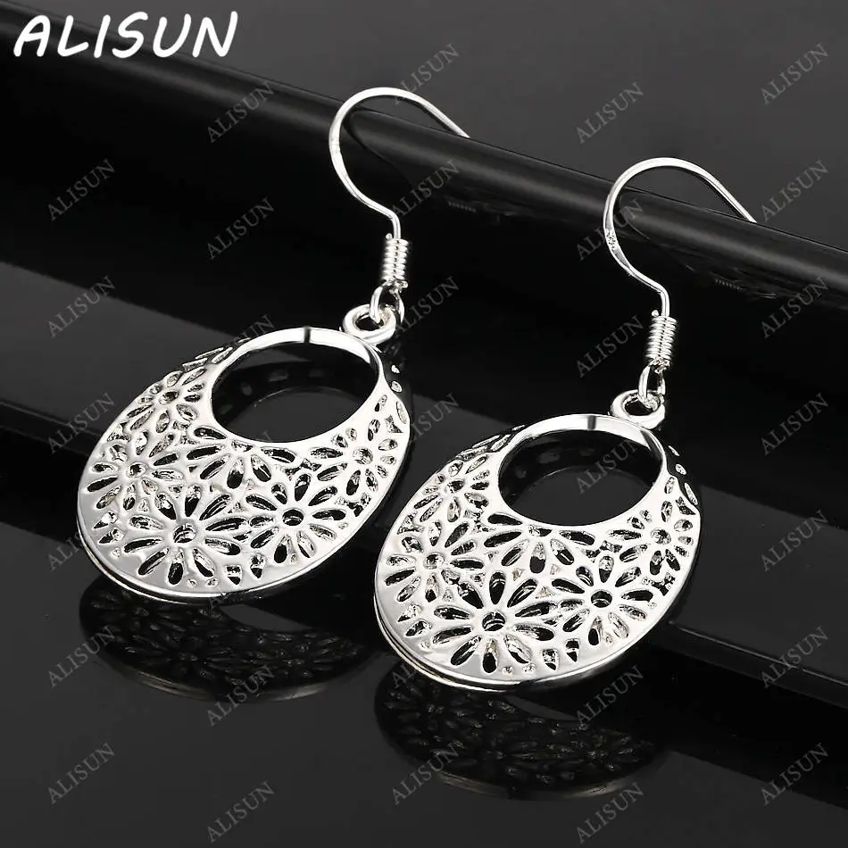 ALISUN 925 Sterling Silver Hollow Oval Earrings Drop Earrings For Women Charm Trend Birthday Gifts Fashion Party Fine Jewelry
ALISUN 925 Sterling Silver Hollow Oval Earrings Drop Earrings For Women Charm Trend Birthday Gifts Fashion Party Fine Jewelry
