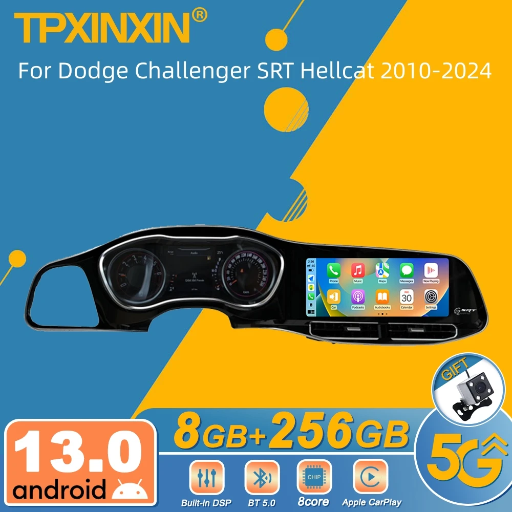 Для Dodge Challenger SRT Hellcat 2010-2024 Android автомобильный радиоприемник мультимедийный видеоплеер ЖК-дисплей приборная панель цифровой кластер спидометр
Для Dodge Challenger SRT Hellcat 2010-2024 Android автомобильный радиоприемник мультимедийный видеоплеер ЖК-дисплей приборная панель цифровой кластер спидометр