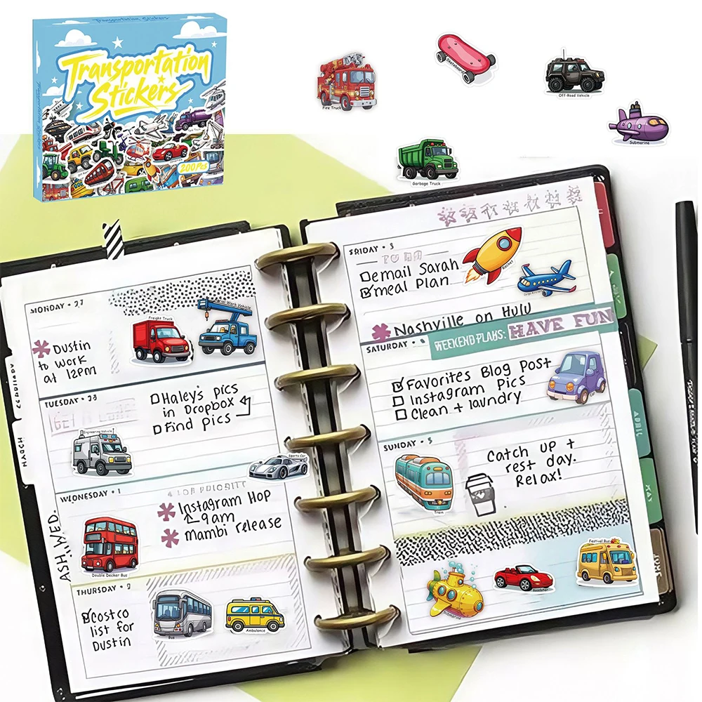 10/30/50/100/200pcs Creative Transportation Vehicle Stickers Car Airplane Ship Cartoon Decals Notebook Phone Luggage Sticker Toy
10/30/50/100/200pcs Creative Transportation Vehicle Stickers Car Airplane Ship Cartoon Decals Notebook Phone Luggage Sticker Toy