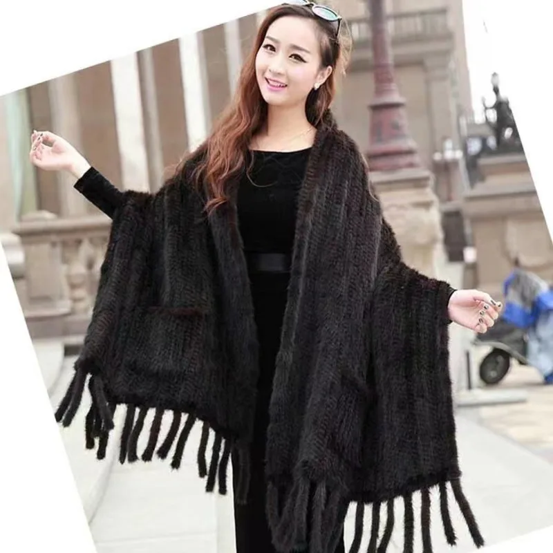 Real Mink Fur Shawl Scarf Women Fashion Fur Poncho Was Knitted With Mink Fur Black Scarves Scarf Long Soft Warm Fur Scarf Shawls
Real Mink Fur Shawl Scarf Women Fashion Fur Poncho Was Knitted With Mink Fur Black Scarves Scarf Long Soft Warm Fur Scarf Shawls