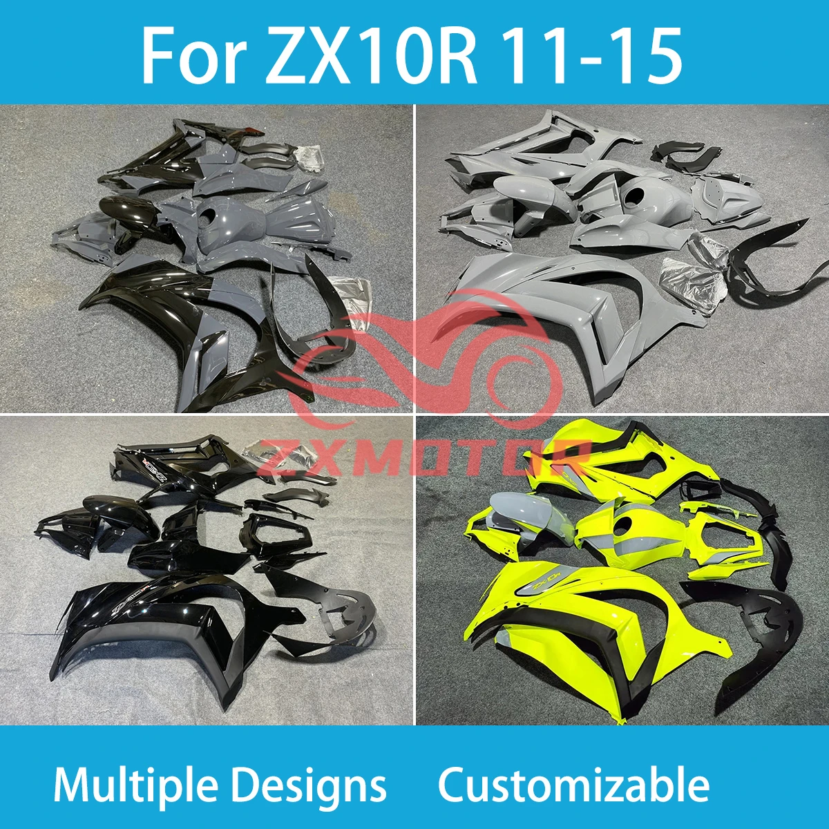 Customizable Fairing Kit for KAWASAKI ZX10R 2011 2012 2013 2014 2015 Motorcycle Racing Fairings ZX 10R 11 12 13 14 15
Customizable Fairing Kit for KAWASAKI ZX10R 2011 2012 2013 2014 2015 Motorcycle Racing Fairings ZX 10R 11 12 13 14 15