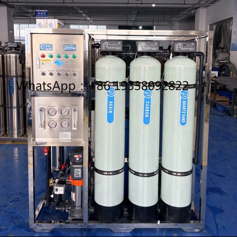 500LPH Industrial Reverse Osmosis Water Purification System PLC Control High Recovery RO Plant for Factory Drinking & Production
500LPH Industrial Reverse Osmosis Water Purification System PLC Control High Recovery RO Plant for Factory Drinking & Production