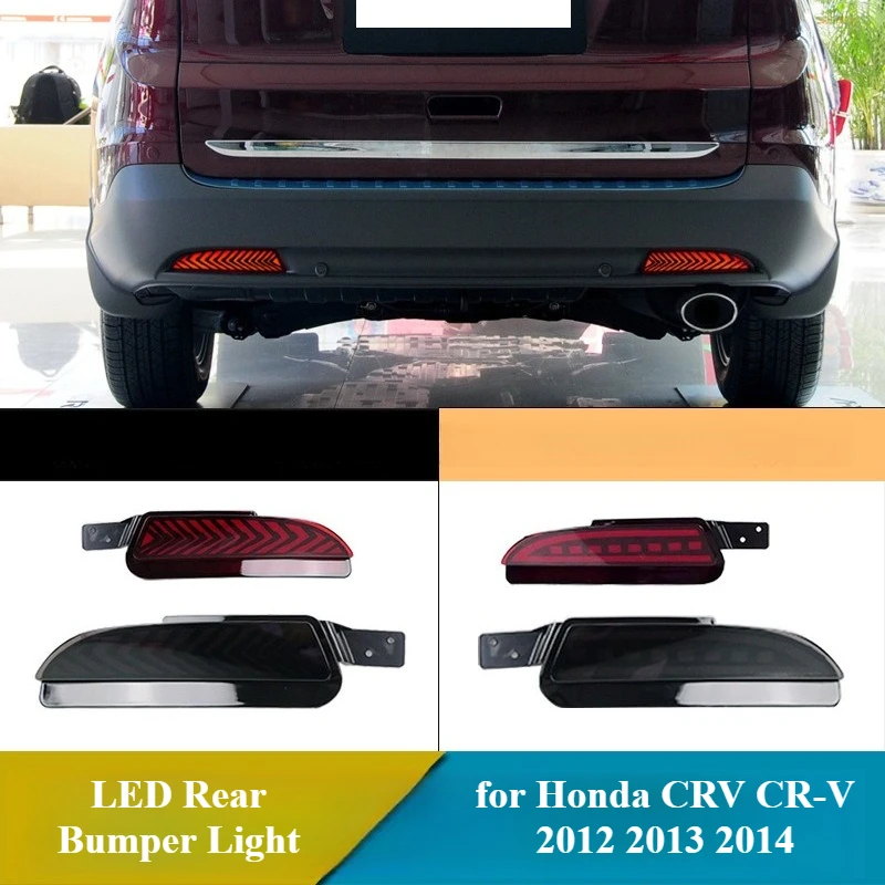 2 PCS for Honda CRV CR-V 2012 2013 2014 LED Rear Bumper Light Reflector DRL Dynamic Turn Signal Brake Driving Light Fog Lamp
2 PCS for Honda CRV CR-V 2012 2013 2014 LED Rear Bumper Light Reflector DRL Dynamic Turn Signal Brake Driving Light Fog Lamp
