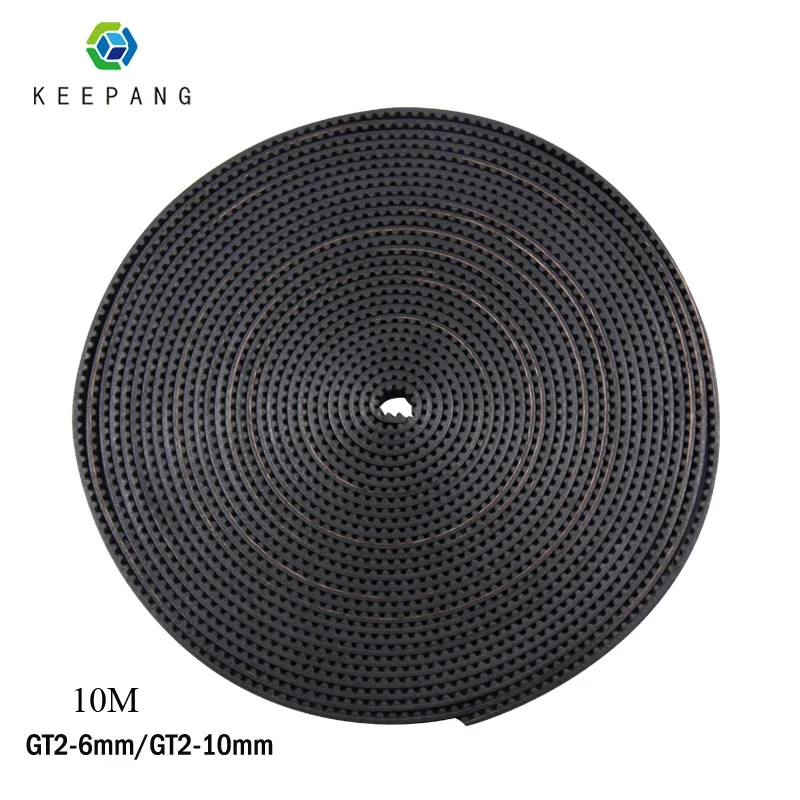 10M GT2 10mm 6mm Timing Belt 5M 2M GT2-6 Belt 3D printer Pitch 2mm Width 6mm 10mm Rubber 3D Printer Parts
10M GT2 10mm 6mm Timing Belt 5M 2M GT2-6 Belt 3D printer Pitch 2mm Width 6mm 10mm Rubber 3D Printer Parts