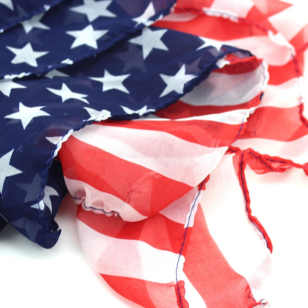 160X70Cm American Flag Chiffon Scarf Wall Hanging Tapestry Beach Towel Picnic Mat Shawl Stars Stripes Lightweight Foldable Easy
160X70Cm American Flag Chiffon Scarf Wall Hanging Tapestry Beach Towel Picnic Mat Shawl Stars Stripes Lightweight Foldable Easy