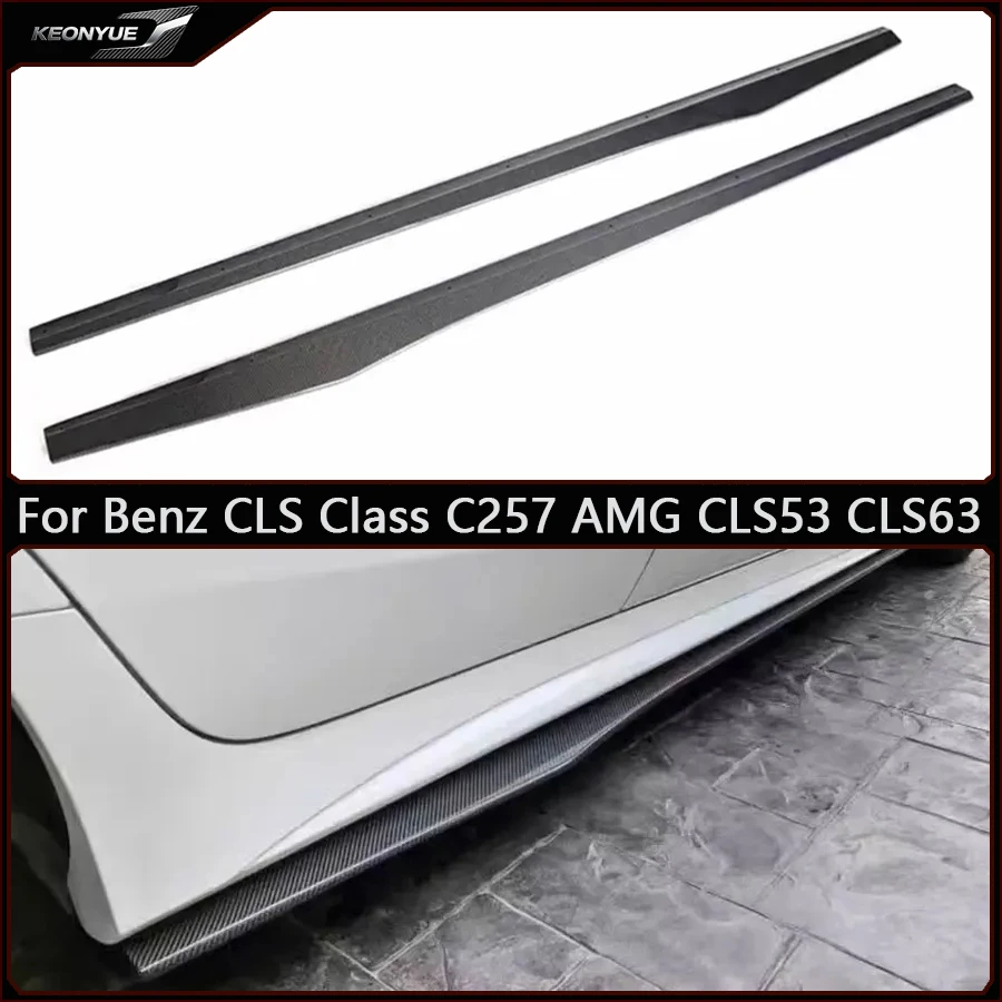 For Mercedes Benz CLS Class C257 AMG CLS53 CLS63 Carbon Fiber Side Skirt bumper Splitters Side panel Car Accessories Body Kit
For Mercedes Benz CLS Class C257 AMG CLS53 CLS63 Carbon Fiber Side Skirt bumper Splitters Side panel Car Accessories Body Kit