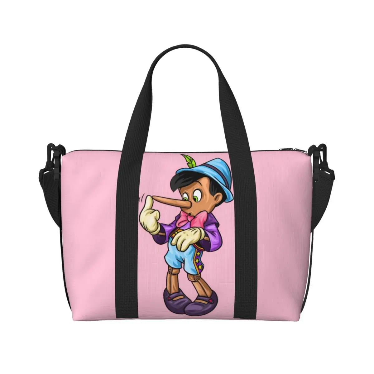 Сумка-шоппер с мультяшным принтом Пиноккио, женская, большая вместимость, для спортзала, пляжа, путешествий
Сумка-шоппер с мультяшным принтом Пиноккио, женская, большая вместимость, для спортзала, пляжа, путешествий