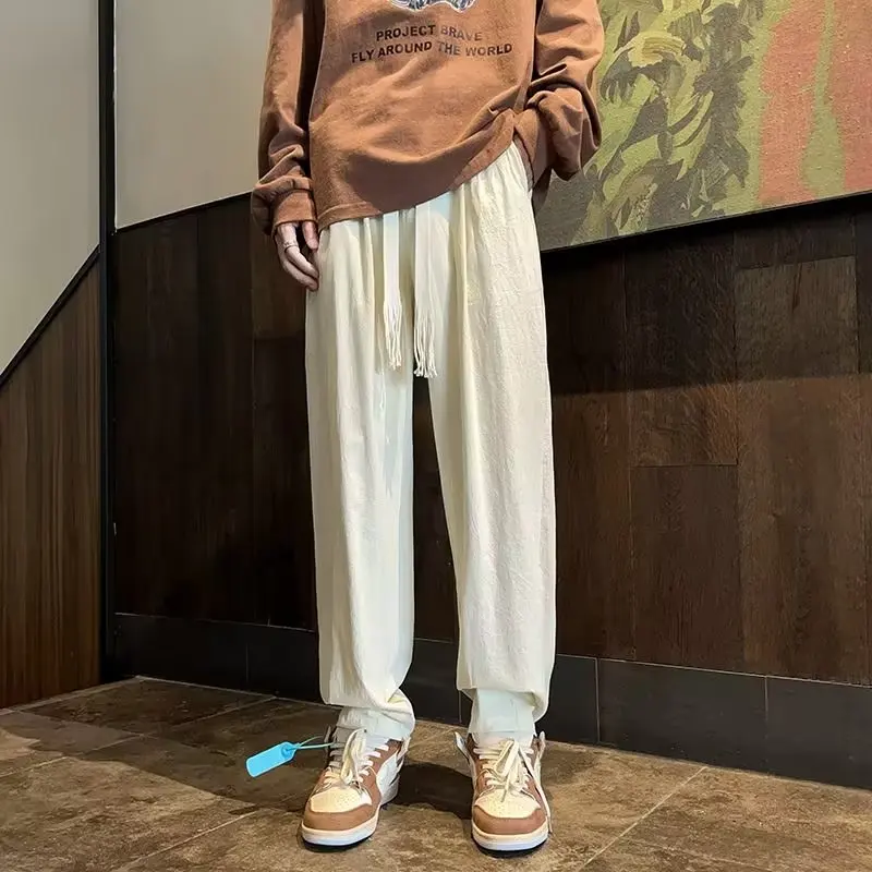 Men's Summer Thin Straight Leg Cotton Linen Casual Pants Harlan Trendy Loose Fit Breathable Comfortable Youth Active Style
Men's Summer Thin Straight Leg Cotton Linen Casual Pants Harlan Trendy Loose Fit Breathable Comfortable Youth Active Style