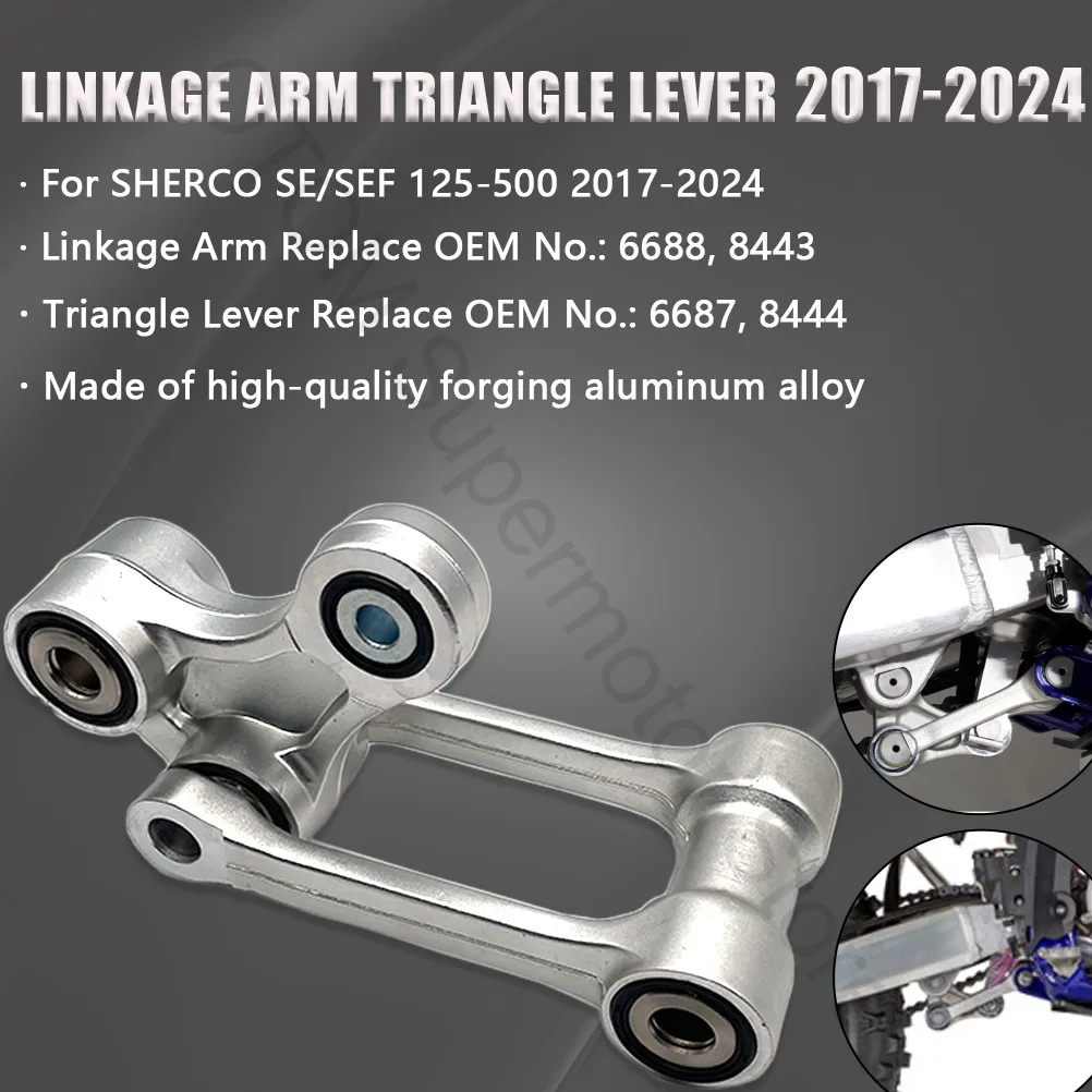 2017-2024 For SHERCO Motorcycle Rear Shock Linkage ARM Pull Rod Triangle Lever Suspension Swingarm SE SEF 125 250 300 450 500
2017-2024 For SHERCO Motorcycle Rear Shock Linkage ARM Pull Rod Triangle Lever Suspension Swingarm SE SEF 125 250 300 450 500