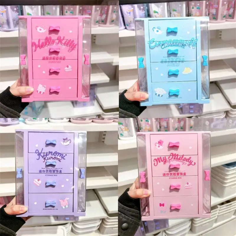 Anime Sanrio Mini Wardrobe Jewelry Box Desktop Drawer Organizer Student Storage Sorting Box Hello Kitty Cartoon Kawaii 2026 New
Anime Sanrio Mini Wardrobe Jewelry Box Desktop Drawer Organizer Student Storage Sorting Box Hello Kitty Cartoon Kawaii 2026 New