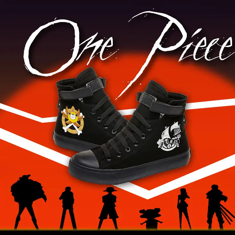 Anime One Piece Luffy High Top Students Leisure Sports Shoes canvas shoe Autumn Winter Breathable Non-slip Shoes Gift Men Women
Anime One Piece Luffy High Top Students Leisure Sports Shoes canvas shoe Autumn Winter Breathable Non-slip Shoes Gift Men Women