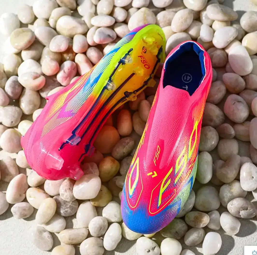 With-out Lace Mens Soccer Shoes SLIP-ON Turf Soccer Cleats for Kids Sneakers TF/FG Training Football Boots Chuteira Campo
With-out Lace Mens Soccer Shoes SLIP-ON Turf Soccer Cleats for Kids Sneakers TF/FG Training Football Boots Chuteira Campo