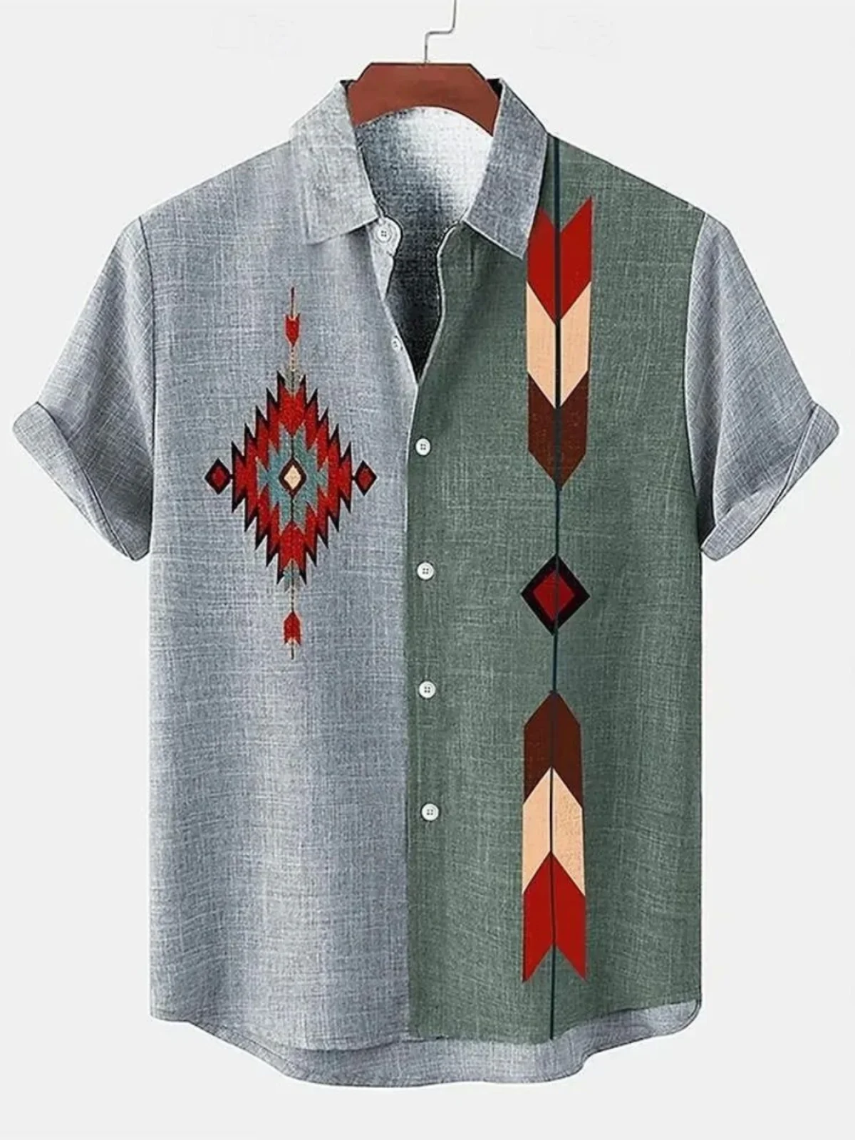 Loose Casual 3D Printed Jacquard irt Faion Urban Men's ort Sve Breathable Comfortable Loose Fit Casual irt
Loose Casual 3D Printed Jacquard irt Faion Urban Men's ort Sve Breathable Comfortable Loose Fit Casual irt