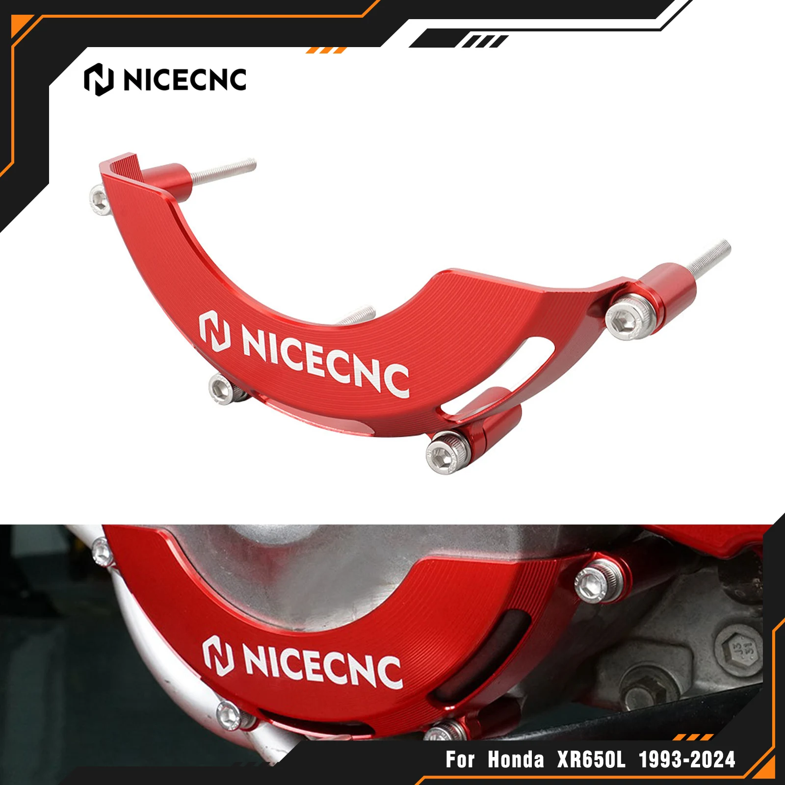 NICECNC For HONDA XR650L XR 650L 650 L 1993-2025 2024 2023 2021 2020 2019 Alternator Cover Aluminum Alloy Motorcycle Accessories
NICECNC For HONDA XR650L XR 650L 650 L 1993-2025 2024 2023 2021 2020 2019 Alternator Cover Aluminum Alloy Motorcycle Accessories