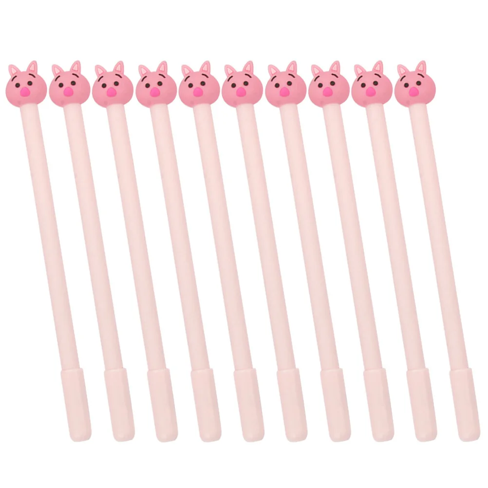 10pcs Pig Gel Cute Cartoon Writing Pens For School Office Stationery Creative Gel Pen Supplies Pink White Ink Pens
10pcs Pig Gel Cute Cartoon Writing Pens For School Office Stationery Creative Gel Pen Supplies Pink White Ink Pens