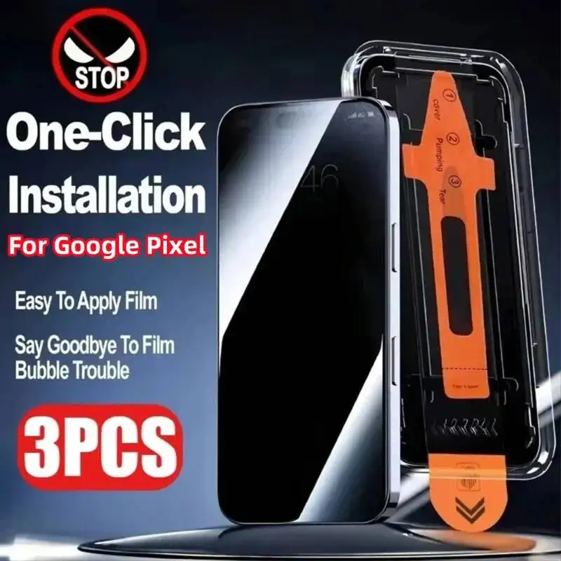 Easy Install Tempered Privacy Screen Protectors For Google Pixel 9A 8 9 10 Pro XL 8A 7A 7 6A Anti-Spy Protective Glass
Easy Install Tempered Privacy Screen Protectors For Google Pixel 9A 8 9 10 Pro XL 8A 7A 7 6A Anti-Spy Protective Glass