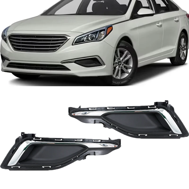 Car Front Bumper Foglights Cover For Hyundai Sonata 2015 2016 2017 Frame Grille Fog Light Hood Frame Cover Car Accessories
Car Front Bumper Foglights Cover For Hyundai Sonata 2015 2016 2017 Frame Grille Fog Light Hood Frame Cover Car Accessories