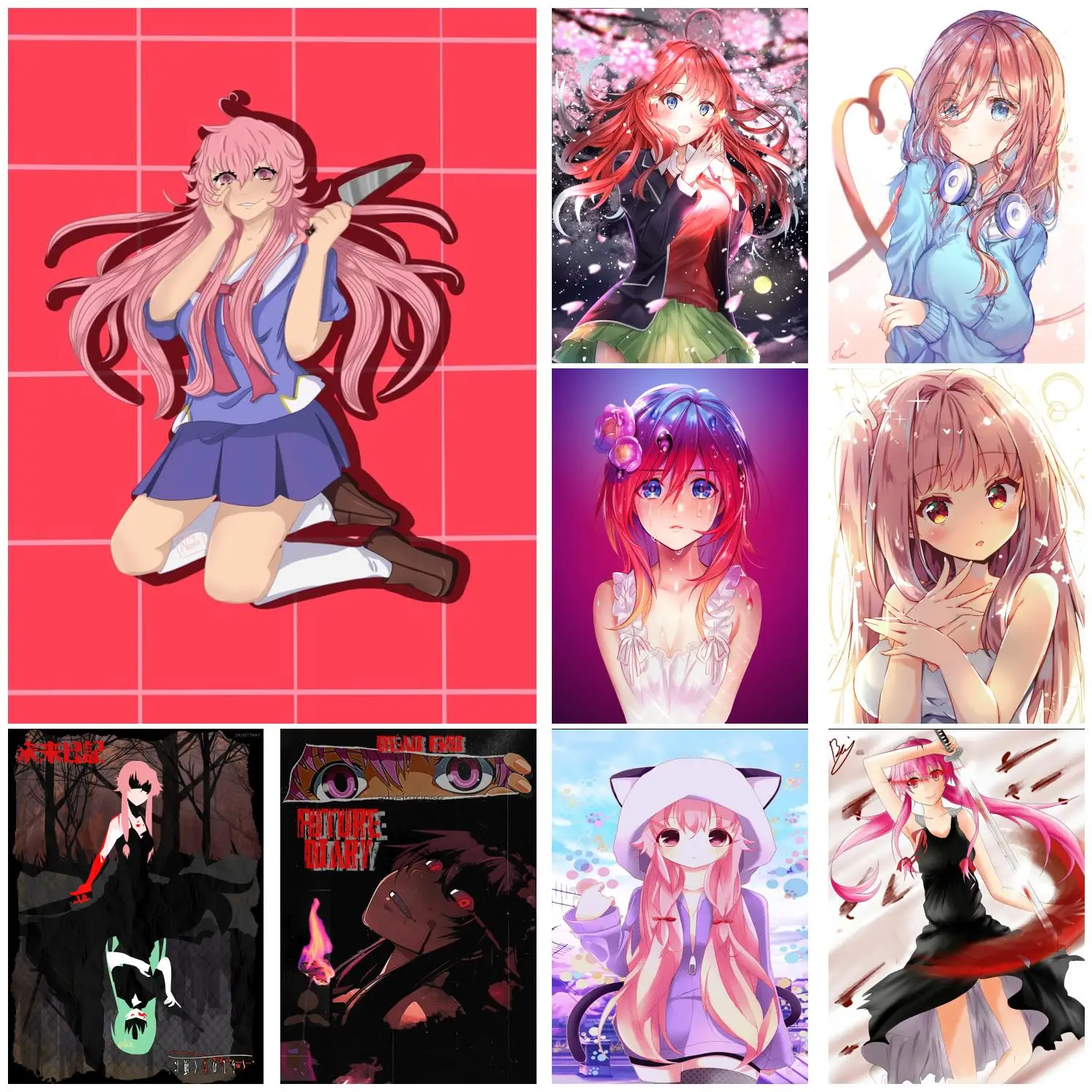 yuno gasai Anime Video Game Canvas Art Poster and Wall Art Picture Print Modern Family bedroom Decor Posters
yuno gasai Anime Video Game Canvas Art Poster and Wall Art Picture Print Modern Family bedroom Decor Posters
