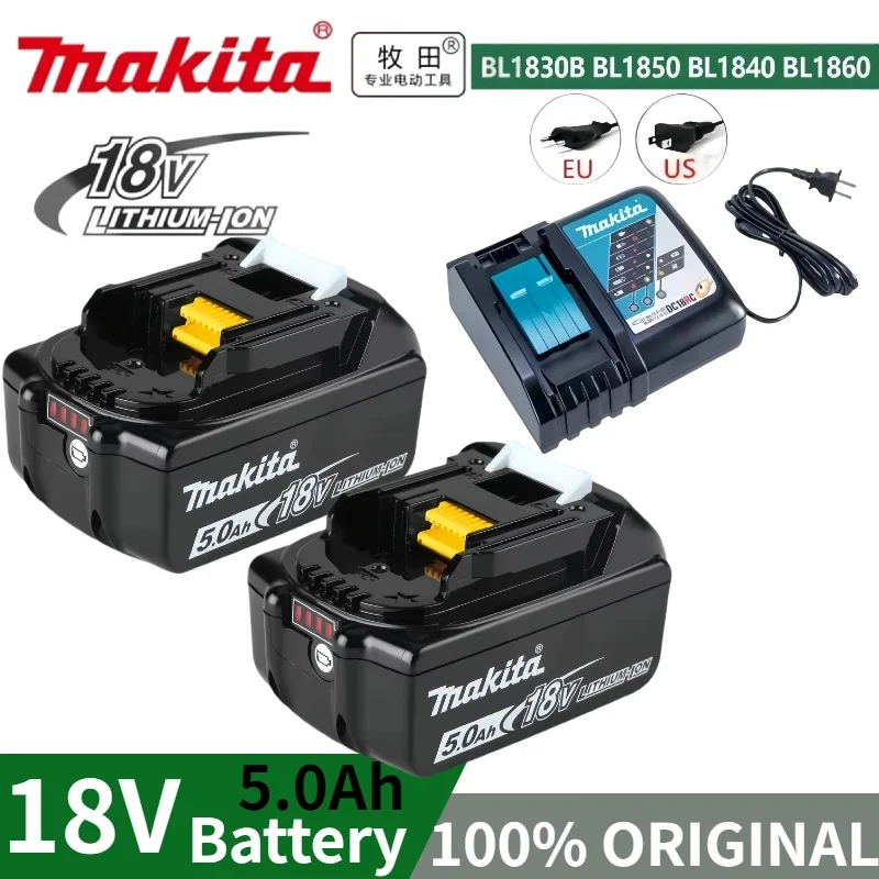 100% Original Makita 18V 6.0Ah rechargeable battery,18650 battery BL1830 BL1850B BL1860B suitable for tool DTW700, with charger
100% Original Makita 18V 6.0Ah rechargeable battery,18650 battery BL1830 BL1850B BL1860B suitable for tool DTW700, with charger