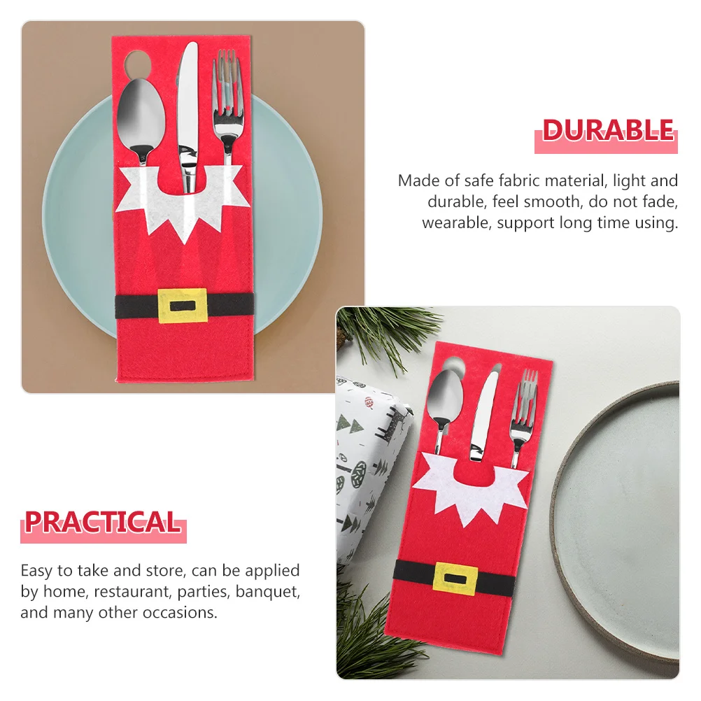 4Pcs Xmas Cutlery Holders Christmas Silverware Pouches Safe Fabric Material Decorative Cutlery Holder Fork Cutter
4Pcs Xmas Cutlery Holders Christmas Silverware Pouches Safe Fabric Material Decorative Cutlery Holder Fork Cutter