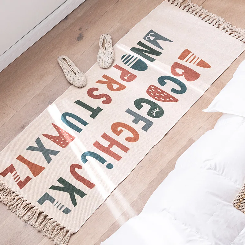 Cotton Linen Rug 60x180 Bohemian Retro Tassel Carpet Home Decor Hand Woven Living Room Floor Bedside Bedroom Throw Mat Tapestry
Cotton Linen Rug 60x180 Bohemian Retro Tassel Carpet Home Decor Hand Woven Living Room Floor Bedside Bedroom Throw Mat Tapestry