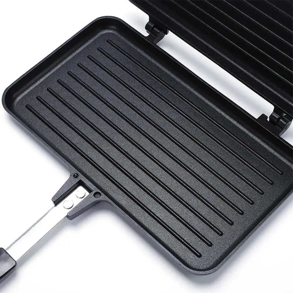 Double Side Bread Frying Pan Non Stick Barbecue Plate Sand Toaster Mold Heat-Resistant Toastie Waffle Pancake Kitchen Tools
Double Side Bread Frying Pan Non Stick Barbecue Plate Sand Toaster Mold Heat-Resistant Toastie Waffle Pancake Kitchen Tools