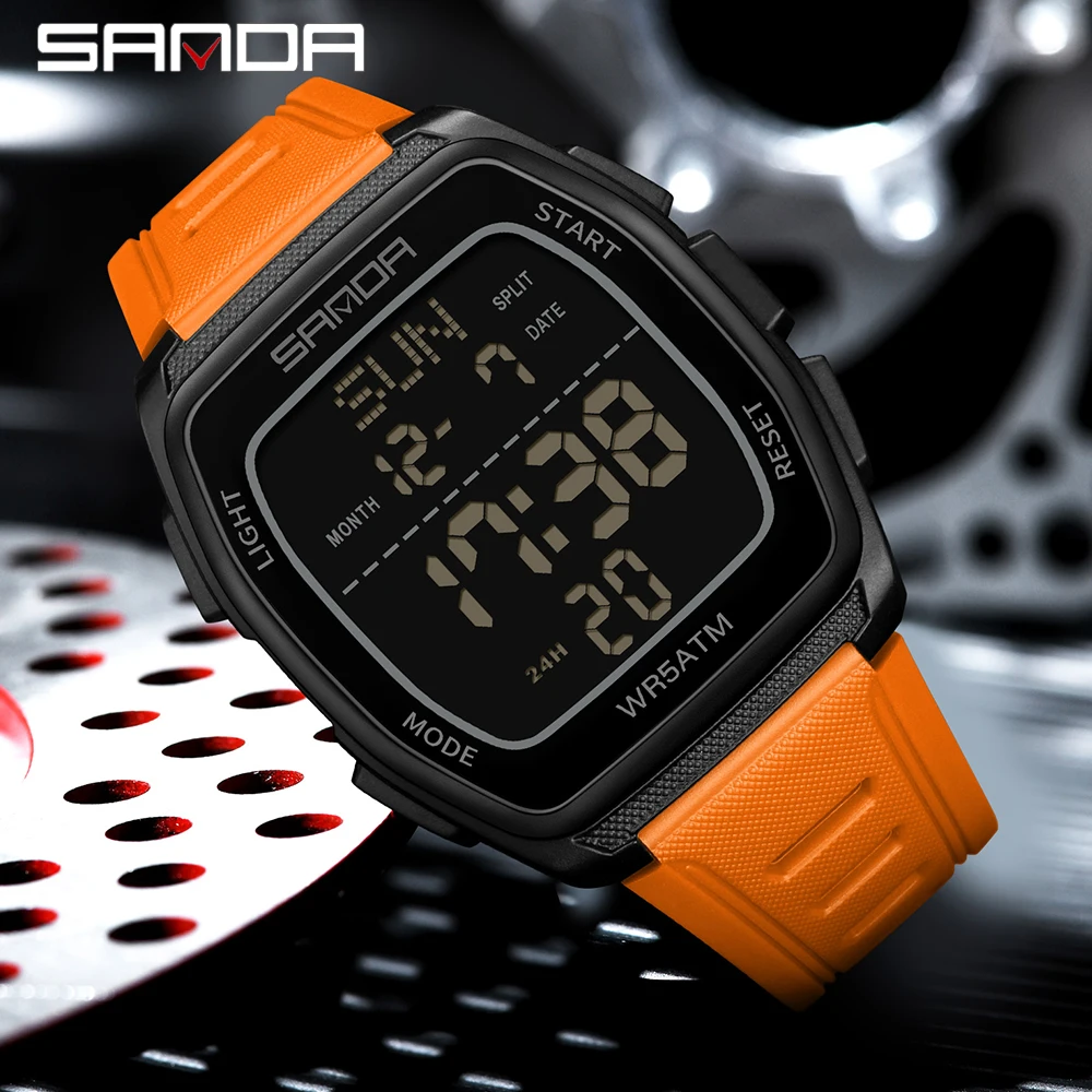 SANDA 9080 Casual Electronic Watches for Man Luminous Calendar Waterproof Sports Fashion Men Digital Wristwatch reloj hombre
SANDA 9080 Casual Electronic Watches for Man Luminous Calendar Waterproof Sports Fashion Men Digital Wristwatch reloj hombre