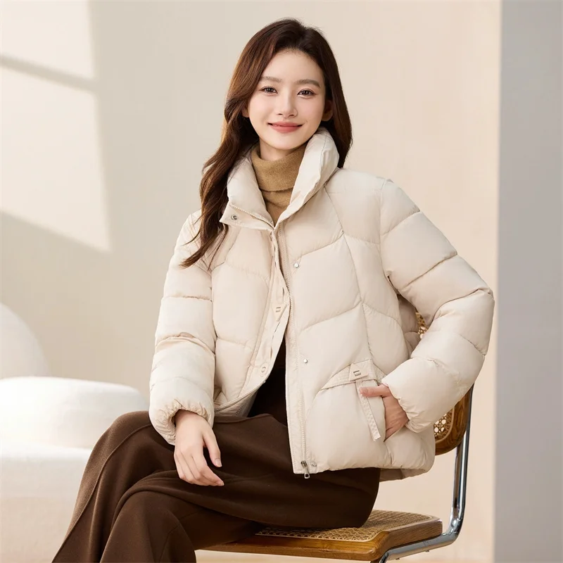 Autumn Winter Jacket Women Parka New Korean Standing Collar Down Cotton Coat Versatile Fashion Ladies Short Jacket Coat Outwear
Autumn Winter Jacket Women Parka New Korean Standing Collar Down Cotton Coat Versatile Fashion Ladies Short Jacket Coat Outwear