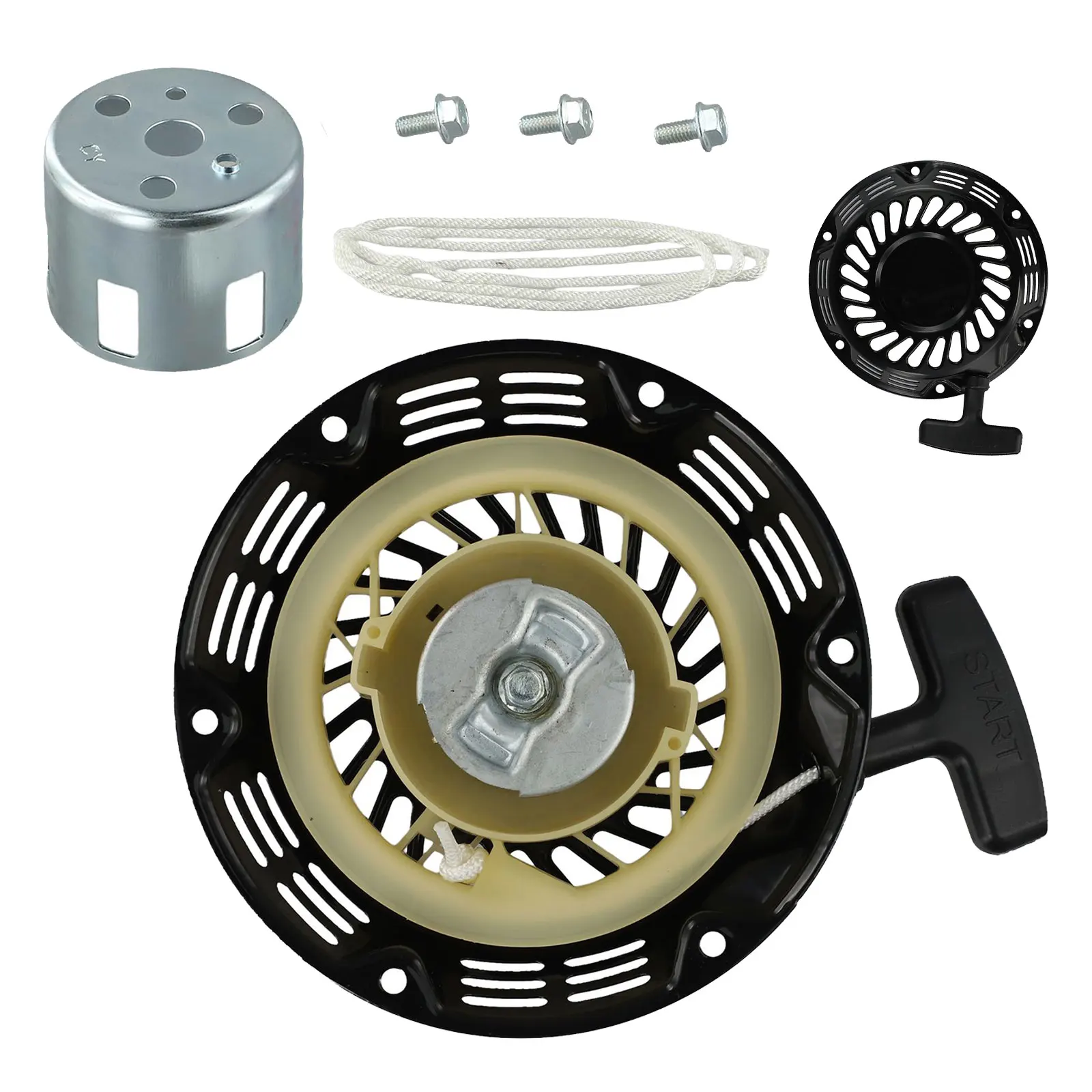 1set Recoil Pull Start Assembly For Generators GX160/GX200 Engines For HONDA Engines Garden Power Tools Recoil Pull Start Kit
1set Recoil Pull Start Assembly For Generators GX160/GX200 Engines For HONDA Engines Garden Power Tools Recoil Pull Start Kit