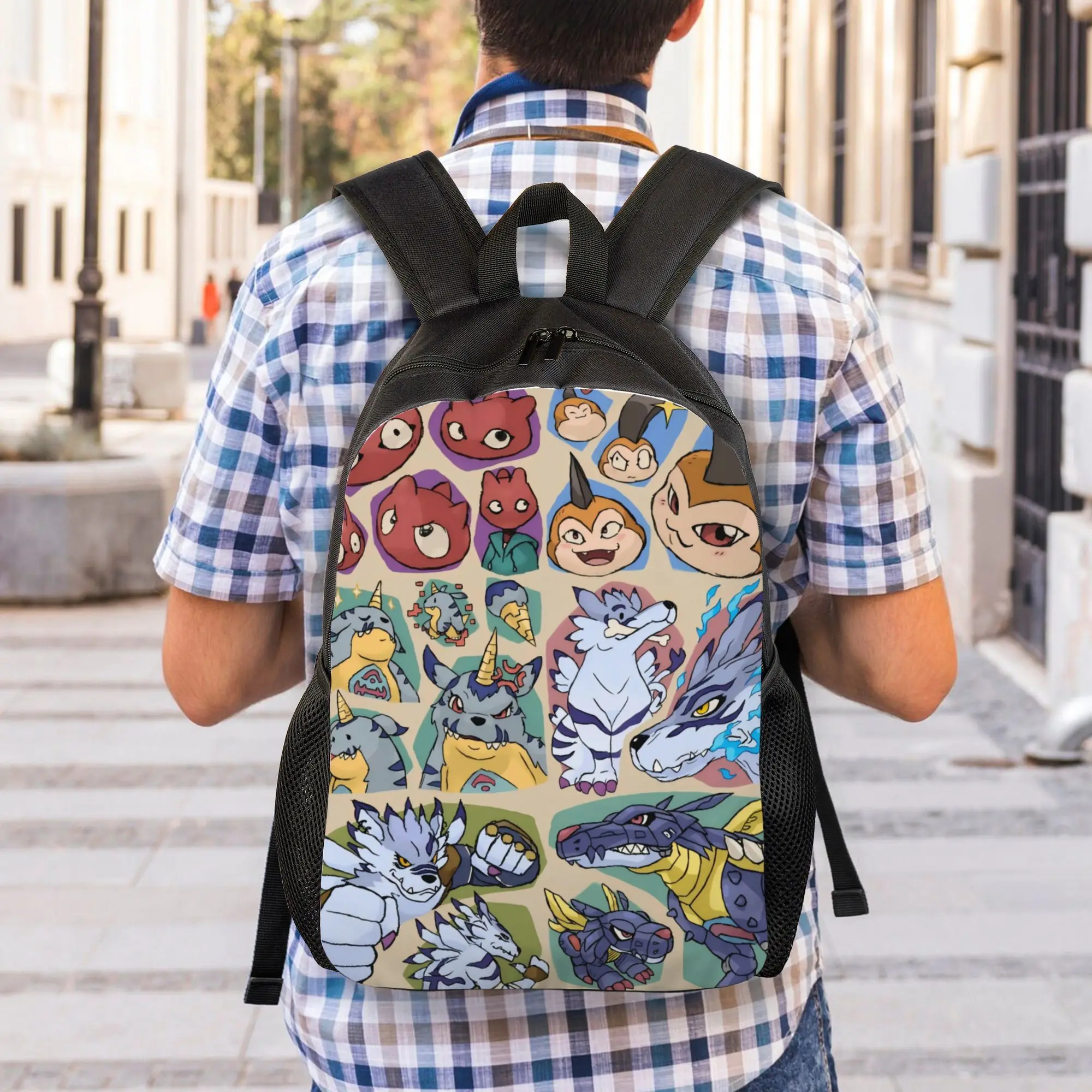 Back to school season Good Quality Gabumon s Evolution Laptop Bag BANDAI Digimon Female Rucksack Backpack
Back to school season Good Quality Gabumon s Evolution Laptop Bag BANDAI Digimon Female Rucksack Backpack
